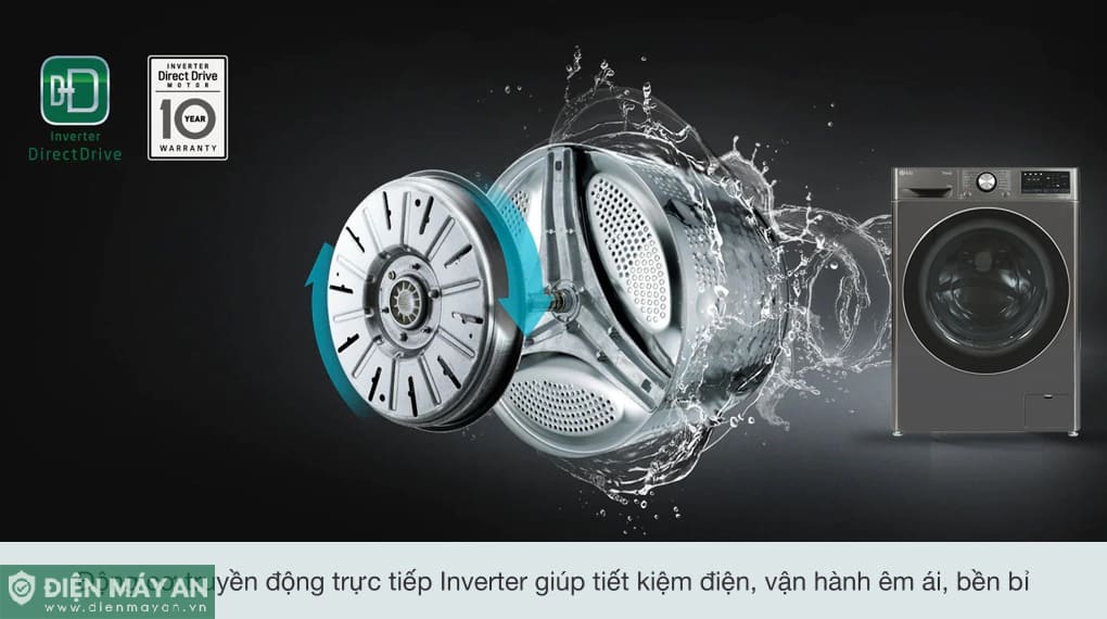 Máy giặt LG AI DD Inverter 12 kg FV1412S3B
